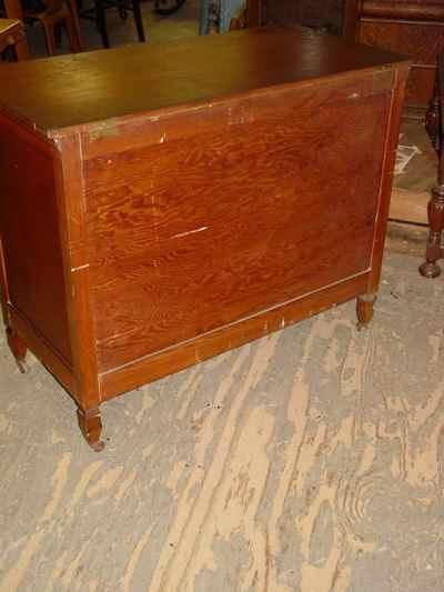 Antique Pine Chest Trunk