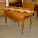Antique Solid Oak Drop Leaf Extension Table