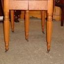 Antique Solid Oak Drop Leaf Extension Table