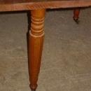 Antique Solid Oak Drop Leaf Extension Table