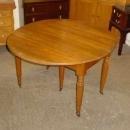 Antique Solid Oak Drop Leaf Extension Table