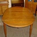 Antique Solid Oak Drop Leaf Extension Table