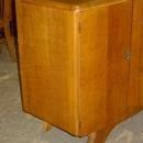 English Vintage Art Deco Style 1/4 Sawn Tiger Oak Sideboard/Buffet
