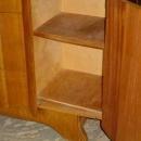 English Vintage Art Deco Style 1/4 Sawn Tiger Oak Sideboard/Buffet