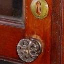 Antique Solid Mahogany Medical Instrument Cabinet
