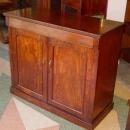 English Antique Victorian Mahogany Credenza Cabinet Server