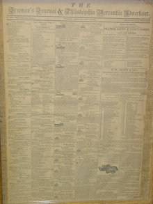 The Freeman's Journal & Philadelphia Mercantile Advertiser, July 30, 1816