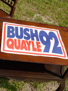American Original Bush and Quayle Political Advertisement