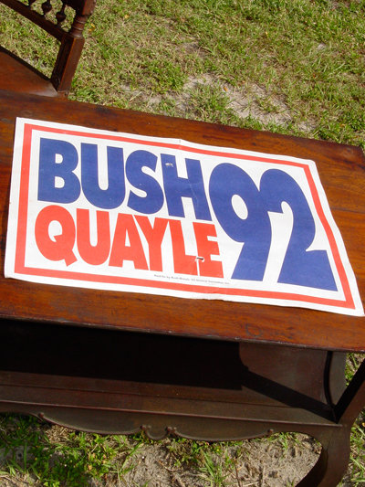 American Original Bush and Quayle Political Advertisement