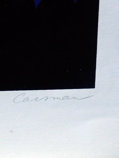 Frenzy Artist Signed Carman Numbered Lithograph 42/175