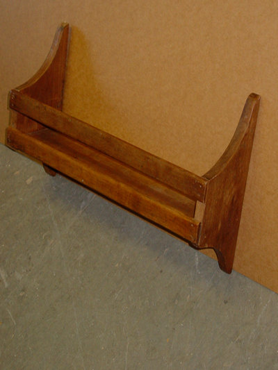 American Walnut Hanging Wall Rack