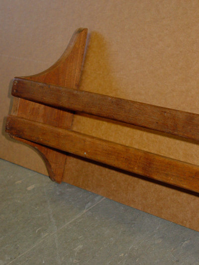 American Walnut Hanging Wall Rack