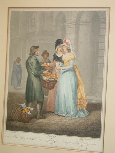 Sweet China Oranges, Sweet China, Vintage Francis Wheatley Print
