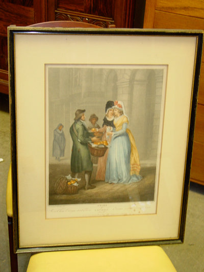 Sweet China Oranges, Sweet China, Vintage Francis Wheatley Print