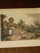Dudley Castle Gate, William Pickett Engraving, R. Bowyer Publishing