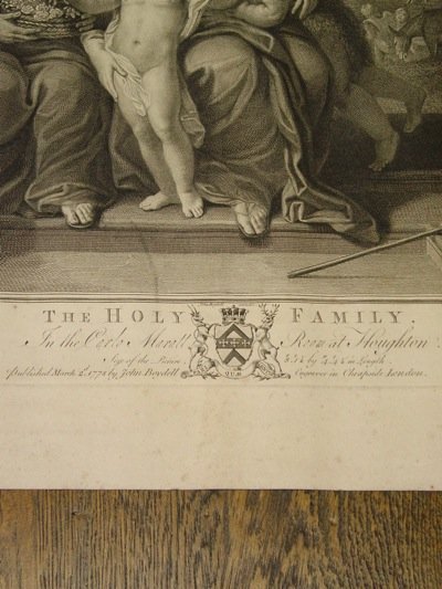 The Holy Family, J.K. Sherwin Engraving, Boydell Publishing