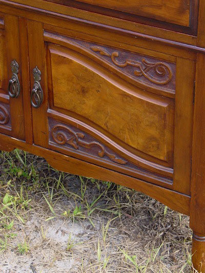 Solid Mahogany Gentlemans Chest