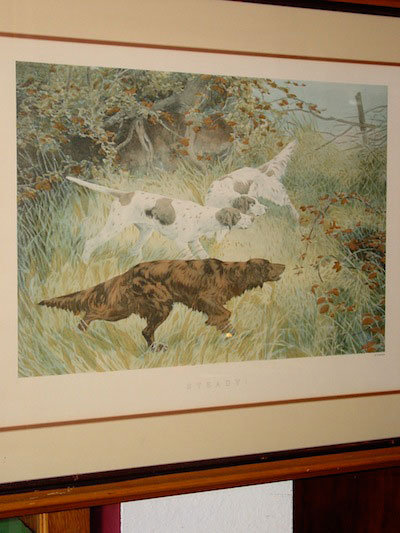 Steady, Framed Thomas Blinks Lithograph