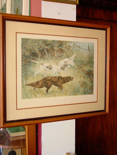 Steady, Framed Thomas Blinks Lithograph