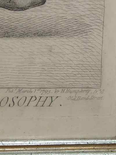 A Democrat _ or _ Reason & Philosophy, James Gillray Engraving
