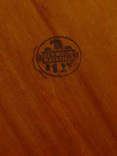 Heywood Wakefield Ashcraft 2-Tiered Round Coffee Table