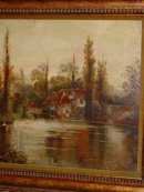 On the Lake Original Oil on Canvas