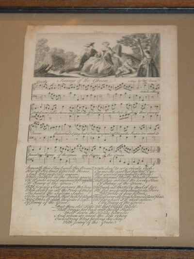 Jenny of the Green, Framed Antique Engraving