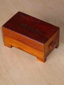 Vintage Solid Cedar Gettysburg, Pennsylvania Souvenir Box