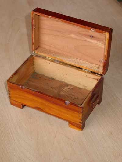 Vintage Solid Cedar Gettysburg, Pennsylvania Souvenir Box