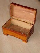 Vintage Solid Cedar Gettysburg, Pennsylvania Souvenir Box