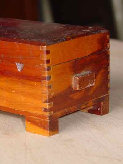 Vintage Solid Cedar Gettysburg, Pennsylvania Souvenir Box