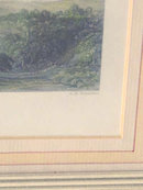 Descent Into The Valley of Wyoming (Pennsylvania) Antique Engraving