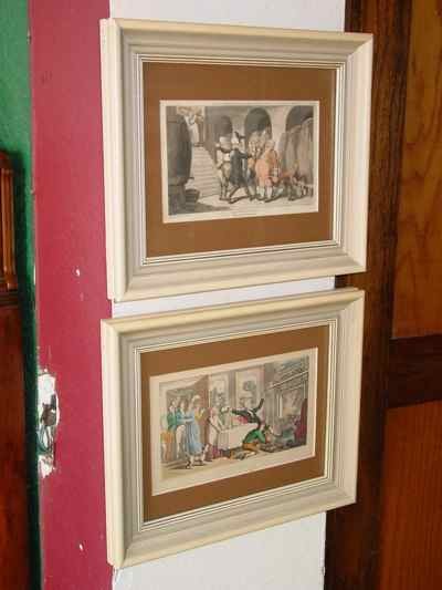 Pair of Thomas Rowlandson, Doctor Syntax Antique Engravings