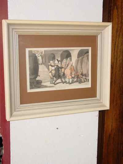 Pair of Thomas Rowlandson, Doctor Syntax Antique Engravings