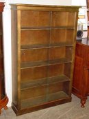 Solid Pine Antique Gold Painted Bookcase