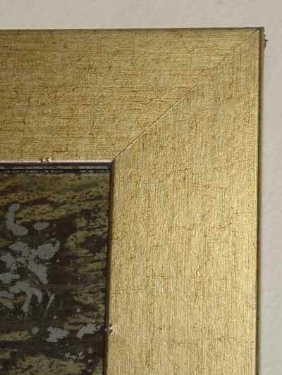 Antiqued Distressed Mirror
