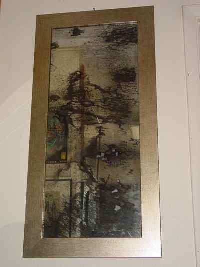 Antiqued Distressed Mirror