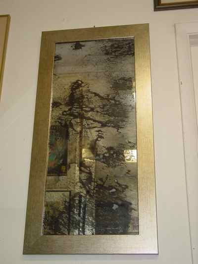 Antiqued Distressed Mirror