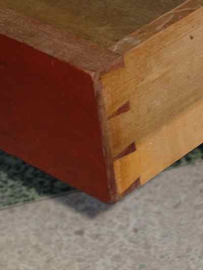 Antique Cherry Two-Tiered Side Table
