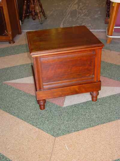 Antique Heal & Son Solid Mahogany Commode & Chamber Pot