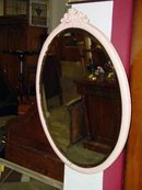 W.M.P. Company Antique Solid Maple Painted Framed Beveled Mirror