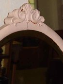 W.M.P. Company Antique Solid Maple Painted Framed Beveled Mirror