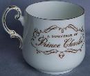 PRINCE CHARLES Porcelain Souvenir Cup & Bowl