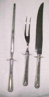 Bordeaux Three Piece Carving Set - Sliver