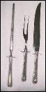 Bordeaux Three Piece Carving Set - Sliver