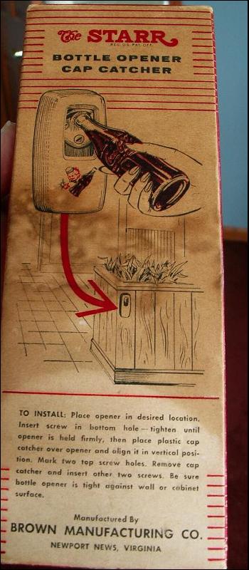 CocaCola Wall Mounted Bottle Opener - Advertising
