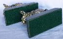 Jennings Brothers SILVER SCOTTIES Cast Metal Bookends - Metalware