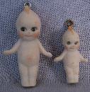 Two Miniature Porcelain KEWPIE DOLLS
