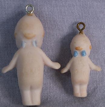 Two Miniature Porcelain KEWPIE DOLLS