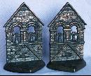 Cast Iron THE BELFRY Bookends - Metalware